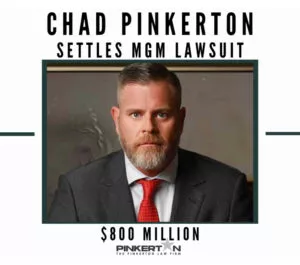 Chad Pinkerton settles MGM lawsuit